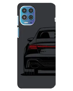 Чехол для Motorola MOTO G100 с картинкой «Задняя часть Audi — арт»