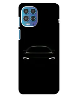 Чехол для Motorola MOTO G100 с картинкой «Взгляд Audi в темноте»