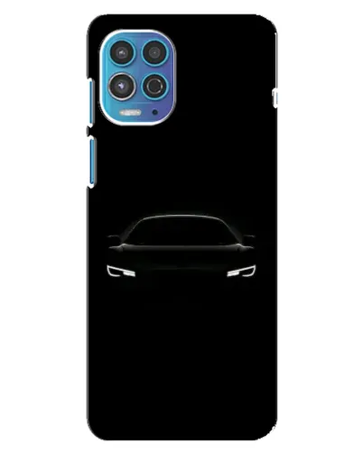 Чехол для Motorola MOTO G100 с картинкой «Взгляд Audi в темноте»