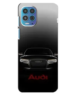 Чехол для Motorola MOTO G100 с картинкой «Audi — градиентный контур»