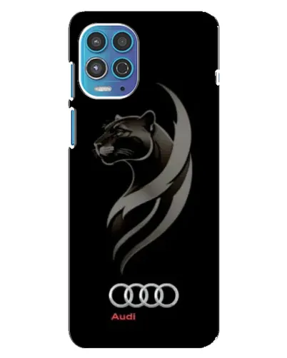 Чехол для Motorola MOTO G100 с картинкой «Графика — пантера и Audi»