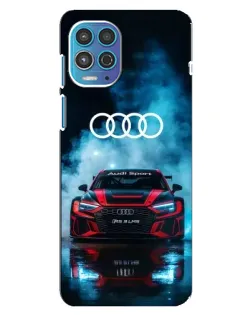 Чехол для Motorola MOTO G100 с картинкой «Audi Sport — неон»