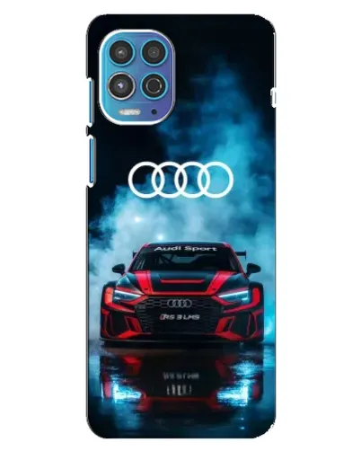 Чехол для Motorola MOTO G100 с картинкой «Audi Sport — неон»