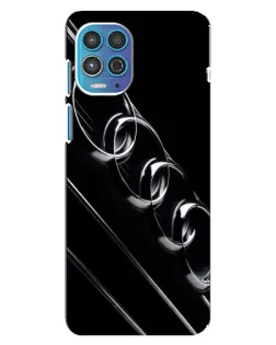 Чехол для Motorola MOTO G100 с картинкой «Audi — абстрактные кольца»