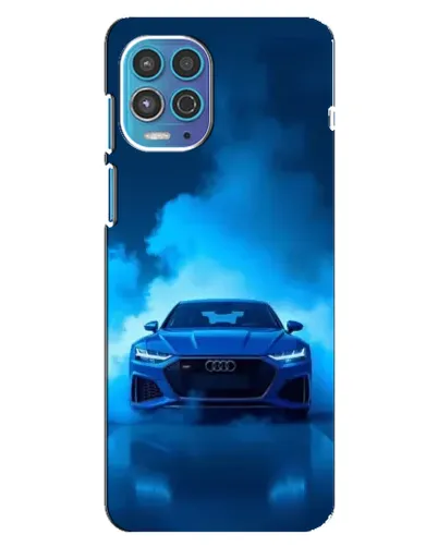 Чехол для Motorola MOTO G100 с картинкой «Audi — голубая энергия»