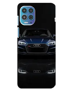 Чехол для Motorola MOTO G100 с картинкой «Audi — ночное отражение»
