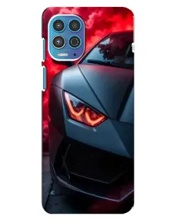 Чехол для Motorola MOTO G100 с картинкой «Lamborghini красное сияние» Чехол для Motorola MOTO G100 с картинкой «Lamborghini красное сияние»