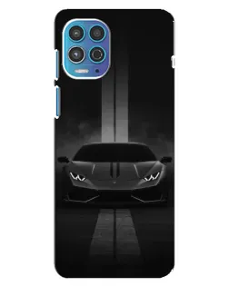 Чехол для Motorola MOTO G100 с картинкой «Lamborghini симметрия дорог»