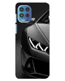 Чехол для Motorola MOTO G100 с картинкой «Lamborghini фары детализация»