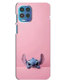 Чехол для Motorola MOTO G100 с картинкой «Stitch выглядывает»