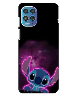 Чехол для Motorola MOTO G100 с картинкой «Неоновый Stitch»
