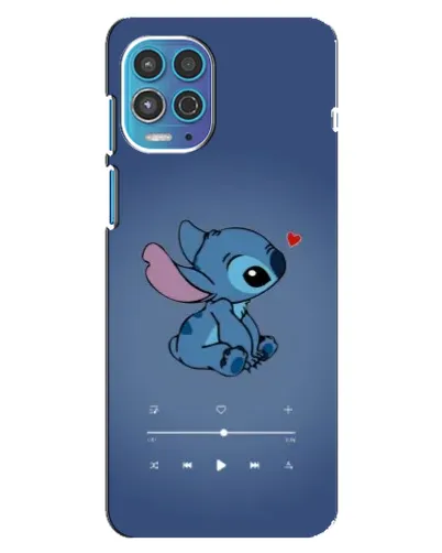 Чехол для Motorola MOTO G100 с картинкой «Музыкальный Stitch»