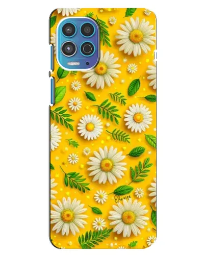 Чехол для Motorola MOTO G100 с картинкой «Ромашковое солнце»
