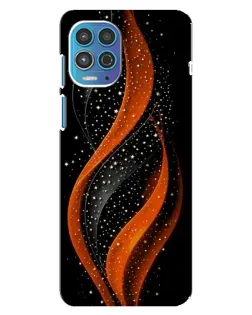 Чехол для Motorola MOTO G100 с картинкой «Огненная звездная волна»