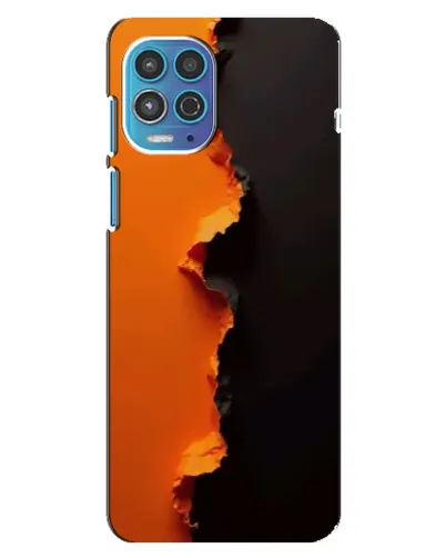 Чехол для Motorola MOTO G100 с картинкой «Оранжевый разлом» Чехол для Motorola MOTO G100 с картинкой «Оранжевый разлом»