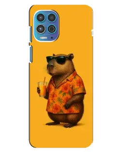 Чехол для Motorola MOTO G100 с картинкой «Капибара на отдыхе» Чехол для Motorola MOTO G100 с картинкой «Капибара на отдыхе»