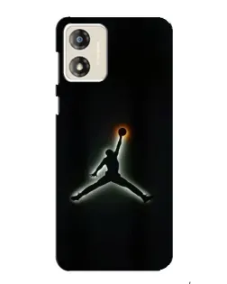 Чехол для Motorola MOTO G13 с картинкой «Jordan Gradient Logo»