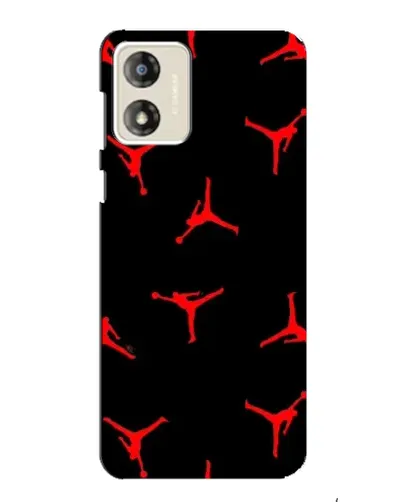 Чехол для Motorola MOTO G13 с картинкой «Jordan Red Pattern» Чехол для Motorola MOTO G13 с картинкой «Jordan Red Pattern»