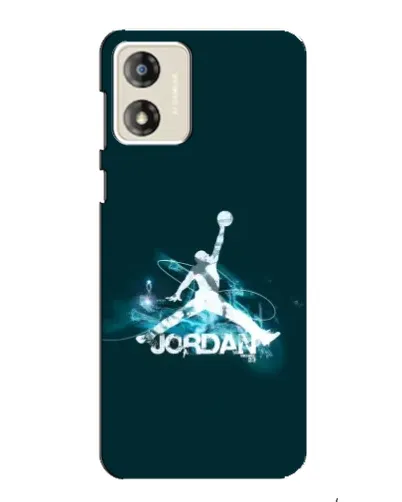 Чехол для Motorola MOTO G13 с картинкой «Jordan Blue Fire» Чехол для Motorola MOTO G13 с картинкой «Jordan Blue Fire»