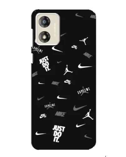 Чехол для Motorola MOTO G13 с картинкой «Nike Black Pattern» Чехол для Motorola MOTO G13 с картинкой «Nike Black Pattern»