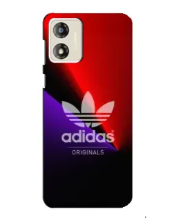 Чехол для Motorola MOTO G13 с картинкой «Adidas Red Neon»