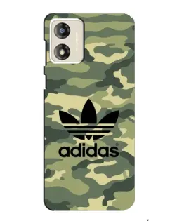 Чехол для Motorola MOTO G13 с картинкой «Милитари стиль Adidas»
