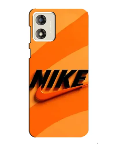 Чехол для Motorola MOTO G13 с картинкой «Оранжевый драйв Nike»