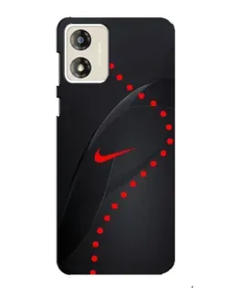 Чехол для Motorola MOTO G13 с картинкой «Абстрактный дизайн Nike»