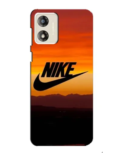 Чехол для Motorola MOTO G13 с картинкой «Nike — вечерний горизонт»