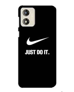 Чехол для Motorola MOTO G13 с картинкой «Классический принт Nike»