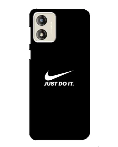 Чехол для Motorola MOTO G13 с картинкой «Минимализм от Nike»