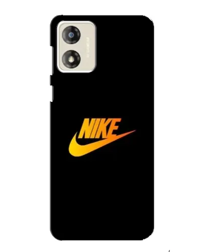 Чохол для Motorola MOTO G13 з картинкою «Золотий логотип Nike»