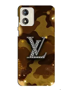 Чехол для Motorola MOTO G13 с картинкой «Камуфляжный Louis Vuitton»