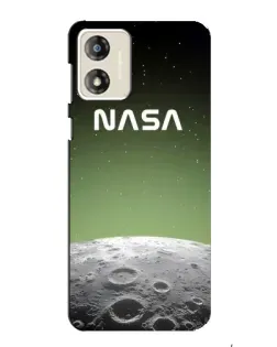 Чехол для Motorola MOTO G13 с картинкой «NASA — лунный градиент»