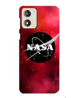 Чехол для Motorola MOTO G13 с картинкой «NASA — красная туманность»