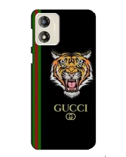 Чехол для Motorola MOTO G13 с картинкой «Тигр Gucci»