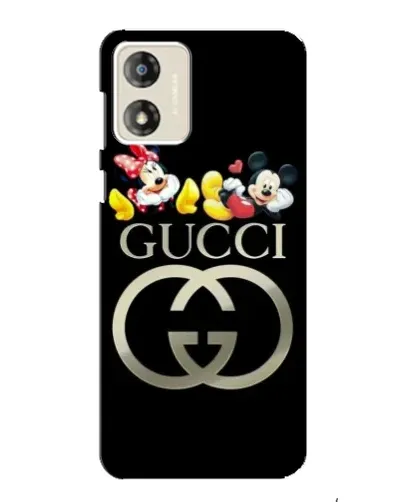 Чехол для Motorola MOTO G13 с картинкой «Gucci — герои Disney»