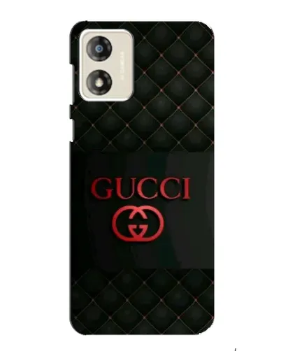 Чехол для Motorola MOTO G13 с картинкой «Gucci — стеганый черный»