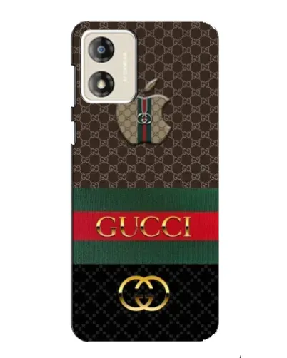 Чехол для Motorola MOTO G13 с картинкой «Gucci — брендированный десерт»