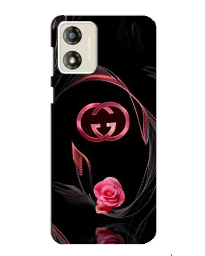 Чехол для Motorola MOTO G13 с картинкой «Gucci — неоновая роза»