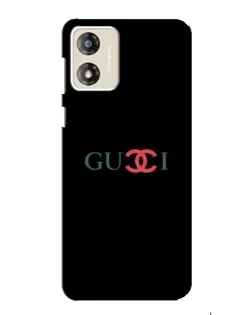 Чехол для Motorola MOTO G13 с картинкой «Gucci — красный градиент»