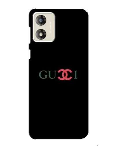Чехол для Motorola MOTO G13 с картинкой «Gucci — красный градиент»