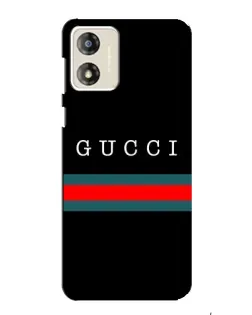 Чехол для Motorola MOTO G13 с картинкой «Gucci — красный пояс»