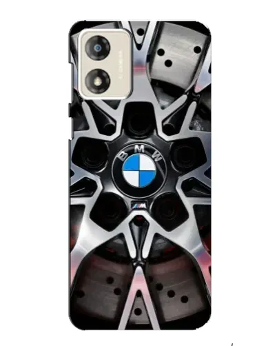 Чехол для Motorola MOTO G13 с картинкой «BMW — деталь диска»
