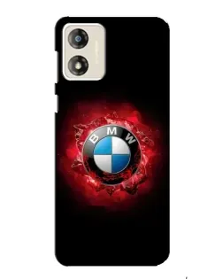 Чехол для Motorola MOTO G13 с картинкой «Логотип BMW — вспышка»