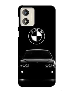 Чехол для Motorola MOTO G13 с картинкой «BMW — взгляд из темноты»
