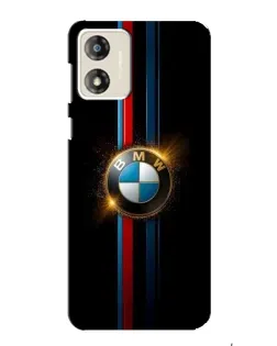 Чехол для Motorola MOTO G13 с картинкой «BMW M-Power неон»