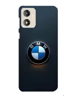 Чехол для Motorola MOTO G13 с картинкой «Логотип BMW — минимализм»