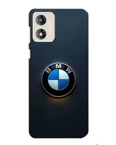 Чехол для Motorola MOTO G13 с картинкой «Логотип BMW — минимализм»