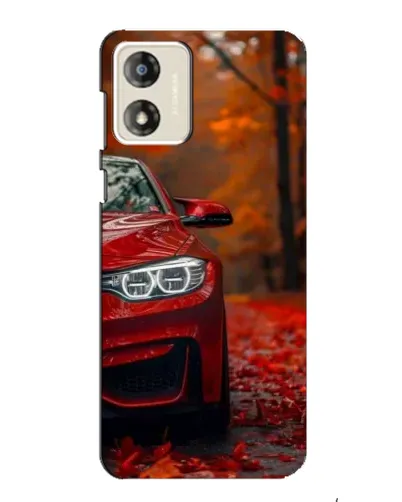 Чехол для Motorola MOTO G13 с картинкой «Осенняя BMW M4»